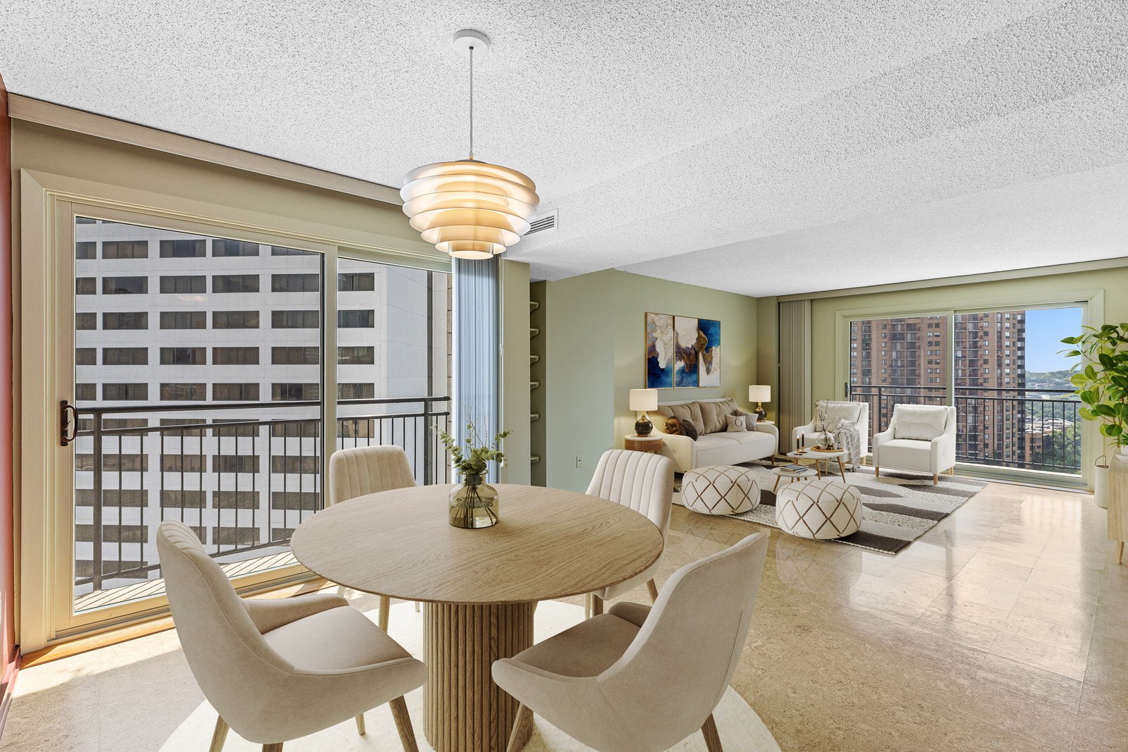 Virtual Staging Living Room Minneapolis